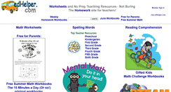 Desktop Screenshot of edhelper.com